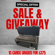 JUNE SALE - 15 CARDS GRADED FOR $375
