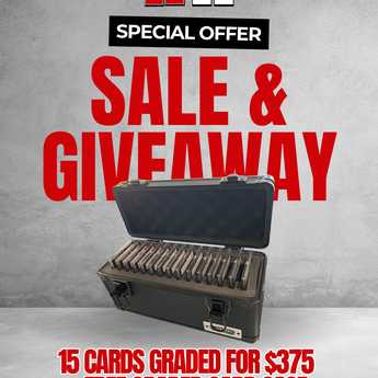 JUNE SALE - 15 CARDS GRADED FOR $375