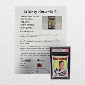 Autograph Authentication Submission - Regular Service